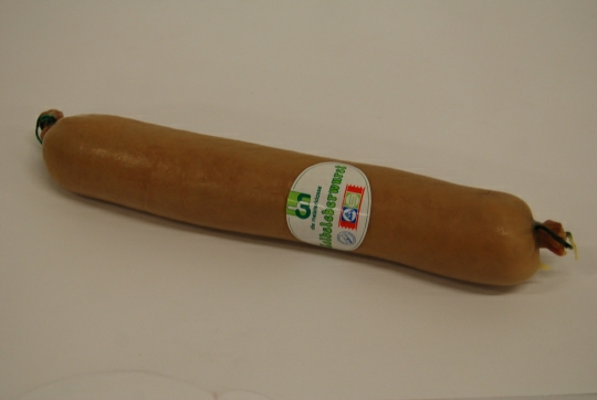 Del. Kalbfleisch-Leberwurst fein im Leinendarm, 1kg