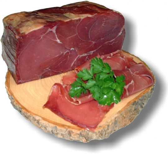 Allgäuer Wildschweinrohschinken geräuchert, 1/2 Stücke, ca. 0,8kg