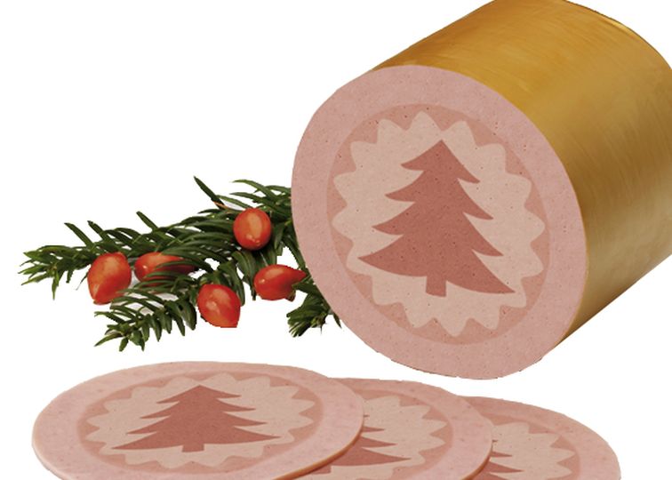Tannenbaum-Brühwurstpastete, 0,85kg 