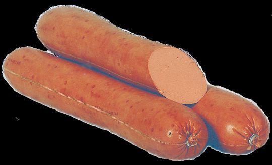 Geflügel-Leberwurst fein, geräuchert, 1kg