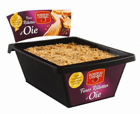 Orig. Franz. Gänse-Rillettes (mind. 80%) in 1kg-Schale