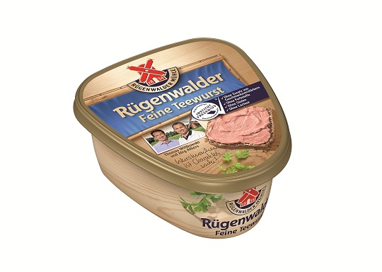 VB Orig. Rügenw. Teewurst fein 125g. im Frischebecher