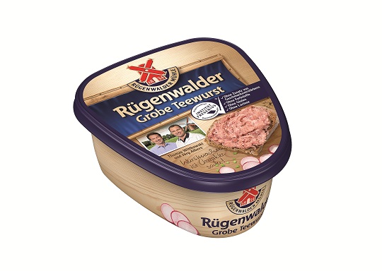 VB Orig. Rügenw. Teewurst grob 125g. im Frischebecher