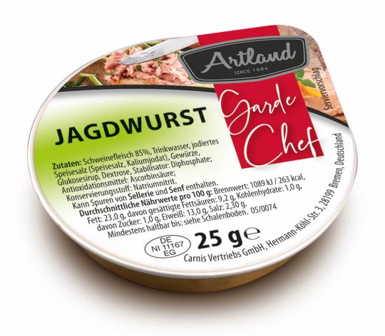 Jagdwurst 100*25g/Ds.