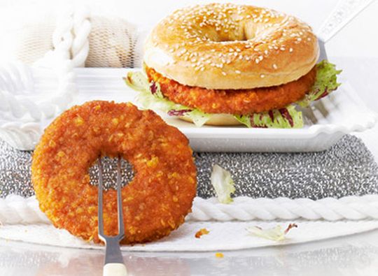 VB Bedford Chili Bagel aus zartem Geflügelfleisch