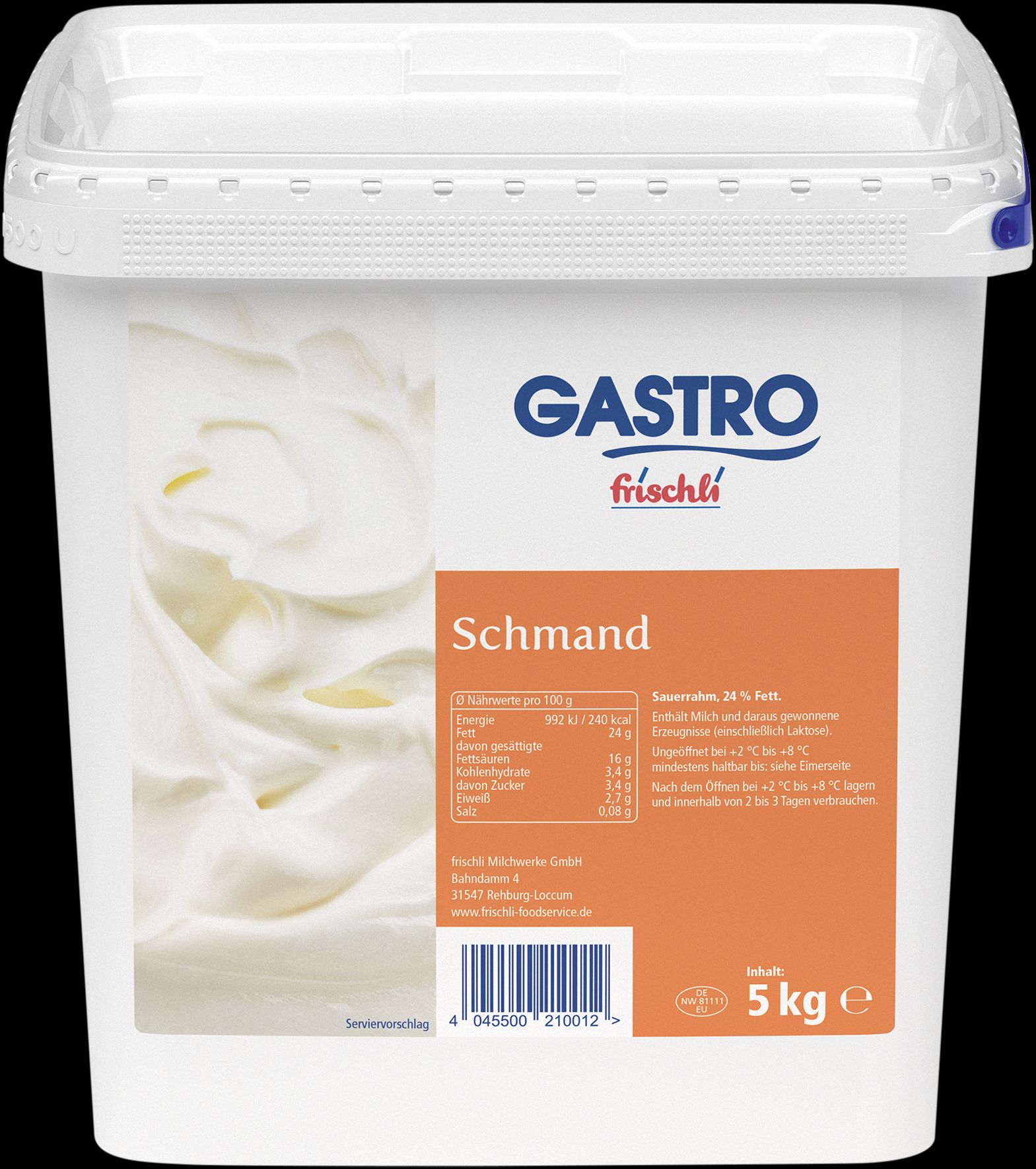 Schmand 24% 5kg Eimer